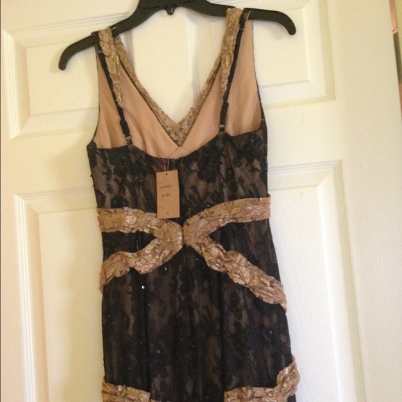 Mandalay Sequin Long Tail Evening Dress - Picture 3 of 4